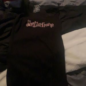 Tank top . Band name shatter frame never worn